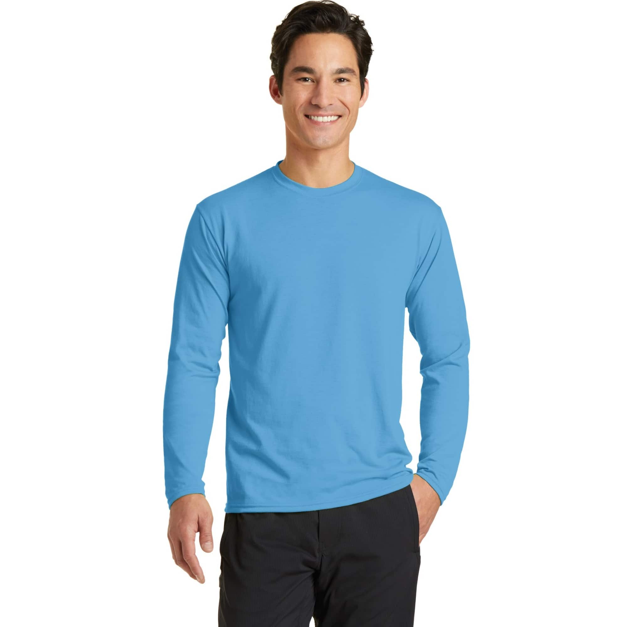 Port & Company® Long Sleeve Performance Blend T-Shirt